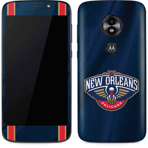 NBA New Orleans Pelicans Jersey Moto E5 Play Skin